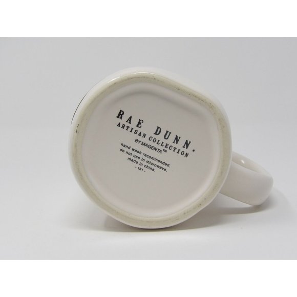 White Sagittarius Mug Gold Writing Zodiac Constellation Rae Dunn by Magenta  - Picture 8 of 9